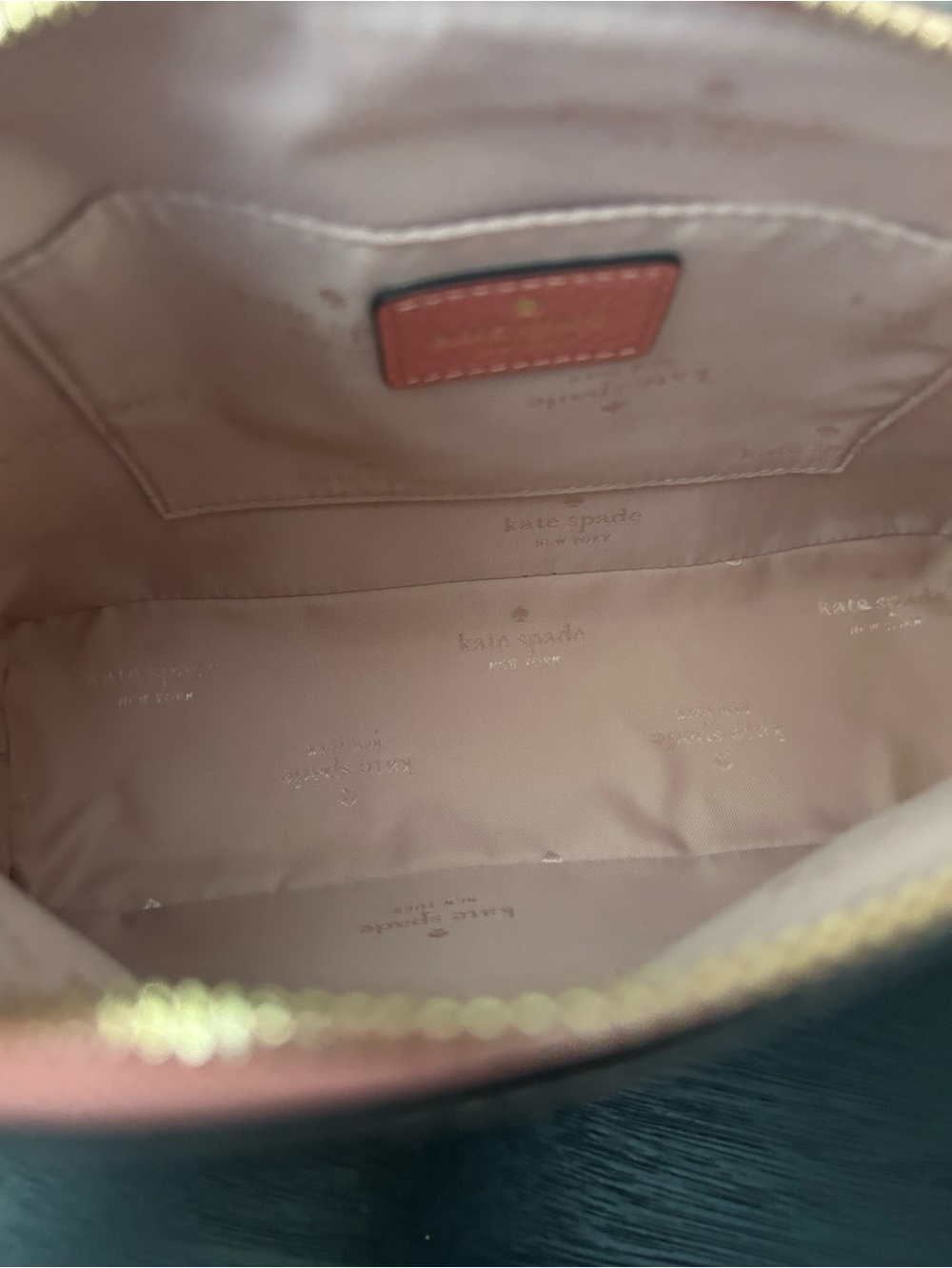 kate spade Coral Pebbled Leather Crossbody - Picture 3 of 9